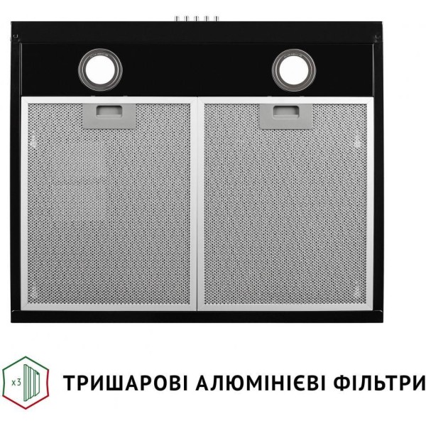 Витяжка пласка Perfelli PL 6002 BL LED