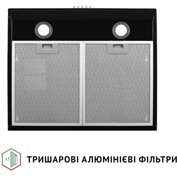 Витяжка пласка Perfelli PL 6022 BL LED