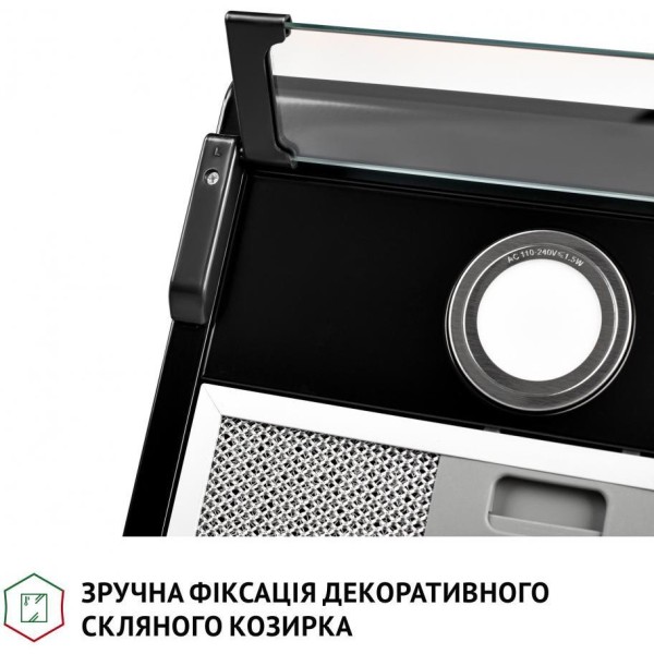 Витяжка пласка Perfelli PL 6042 BL LED