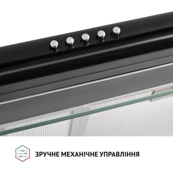 Витяжка пласка Perfelli PL 6042 BL LED