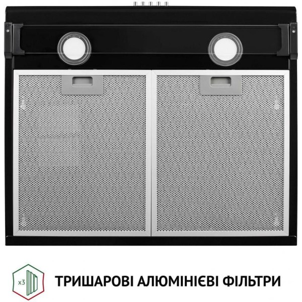 Витяжка пласка Perfelli PL 6042 BL LED