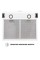 Витяжка пласка Perfelli PL 6042 W LED