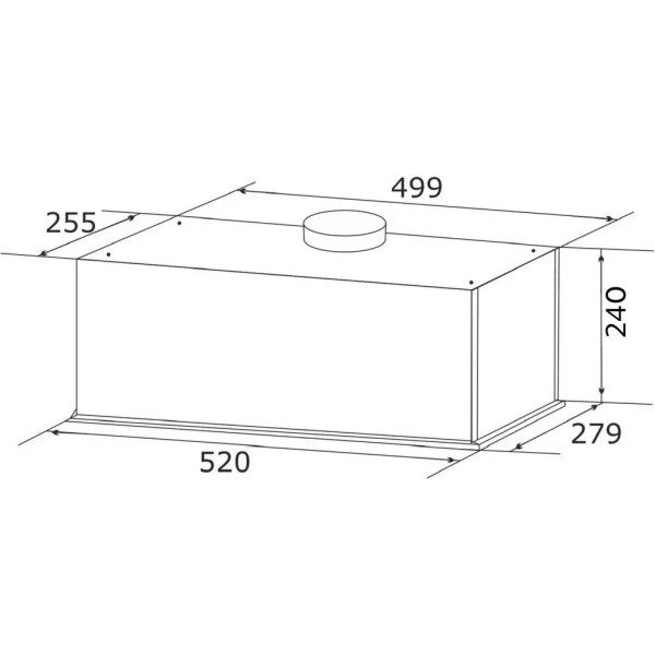 Витяжка вбудована GRANADO Palamos 4613-700 White glass