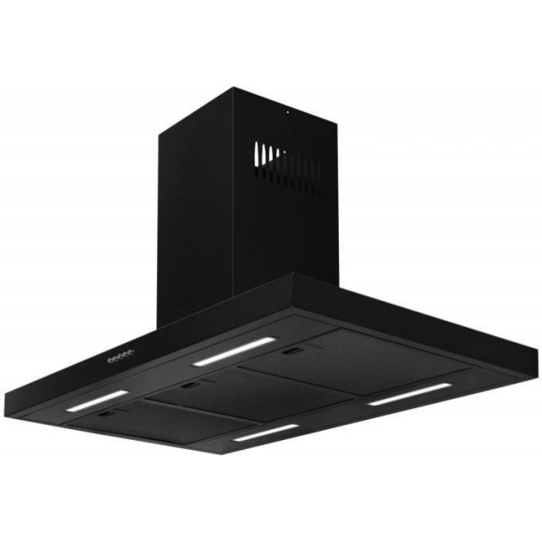Витяжка Т-подібна NORTBERG Sento Eco Island Strips 90 Black Matt