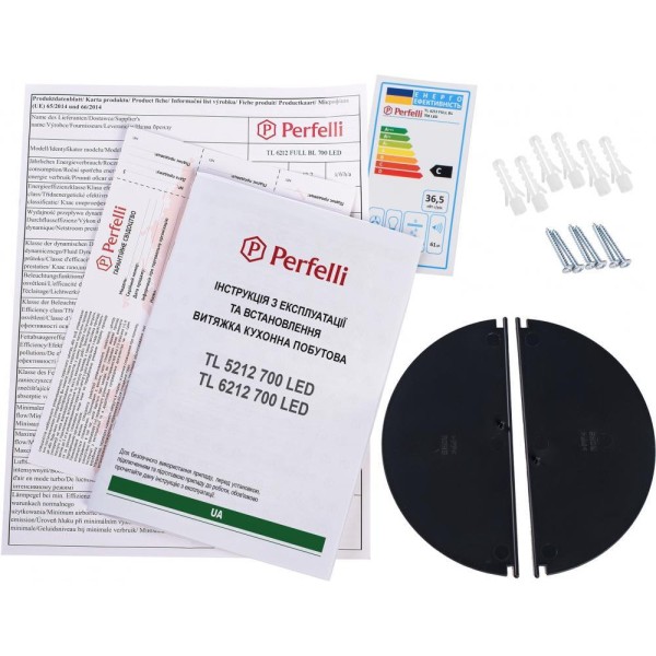 Витяжка телескопічна Perfelli TL 6212 Full BL 700 LED