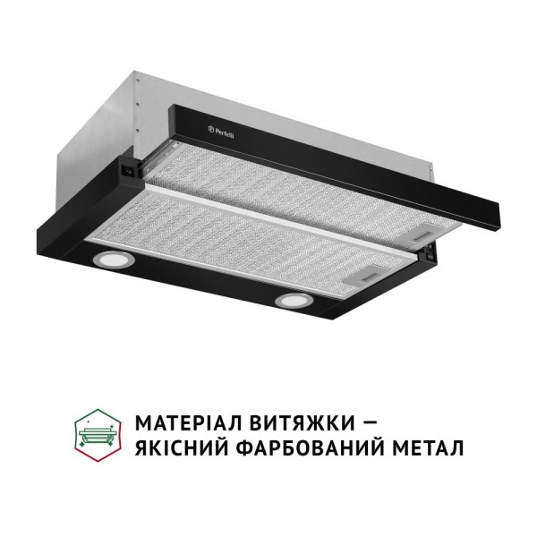 Витяжка телескопічна Perfelli TL 6622 BL 1000 LED