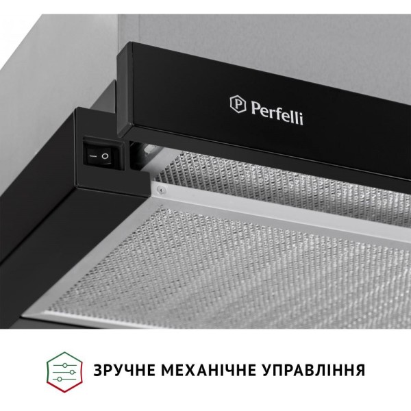Витяжка телескопічна Perfelli TL 6622 BL 1000 LED