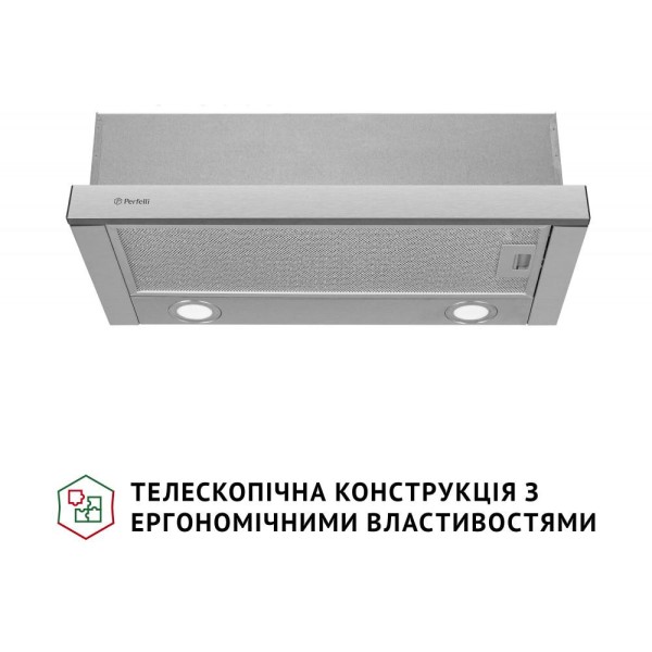 Витяжка телескопічна Perfelli TL 6622 I 1000 LED