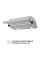 Витяжка телескопічна Perfelli TL 6622 I 1000 LED