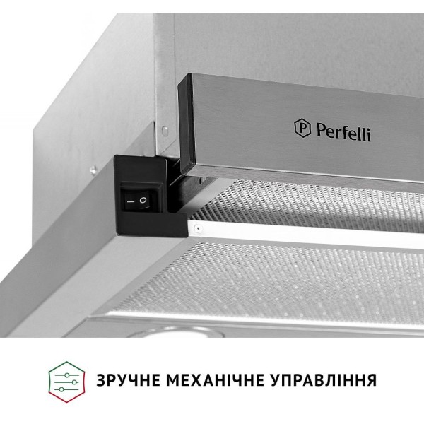 Витяжка телескопічна Perfelli TL 6622 I 1000 LED