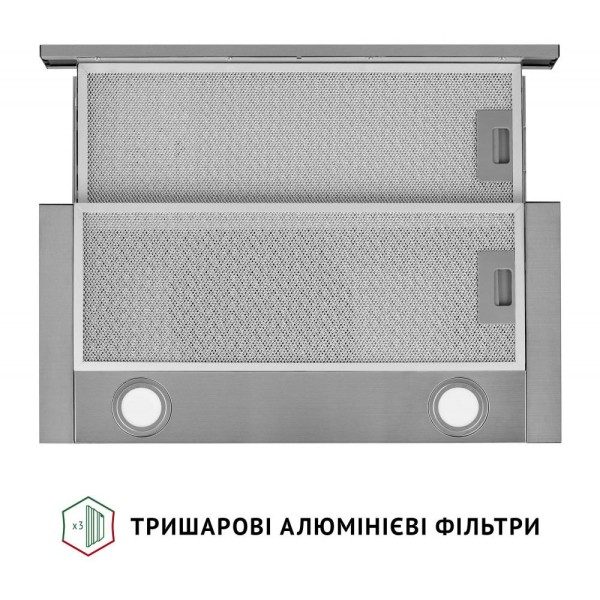 Витяжка телескопічна Perfelli TL 6622 I 1000 LED