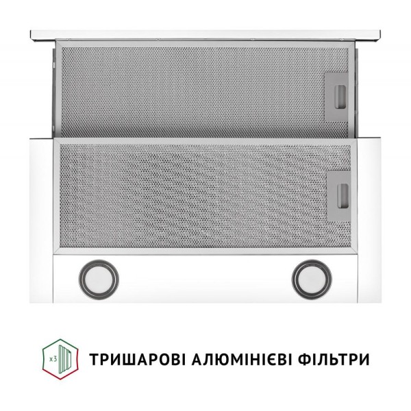 Витяжка телескопічна Perfelli TL 6622 WH 1000 LED