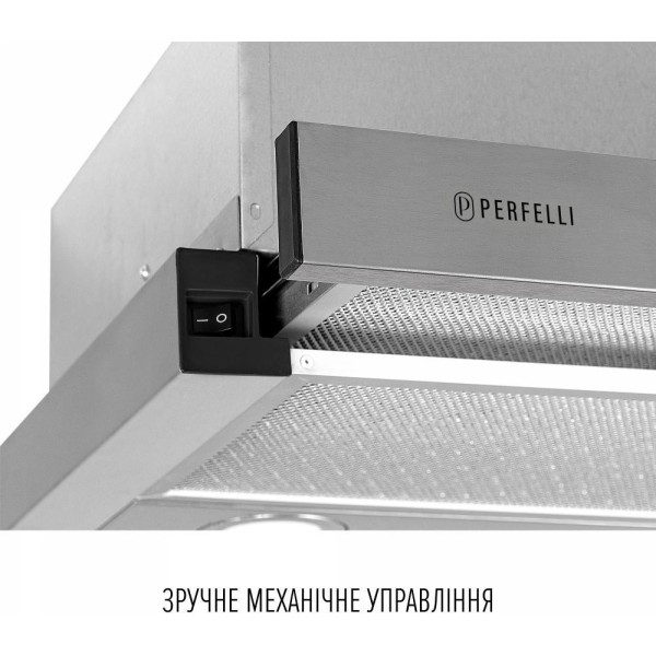 Витяжка телескопічна Perfelli TL 6822 I 1200 LED