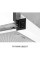 Витяжка телескопічна Perfelli TL 6822 WH 1200 LED