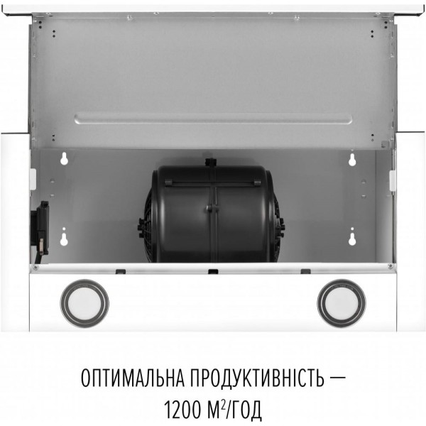Витяжка телескопічна Perfelli TL 6822 WH 1200 LED