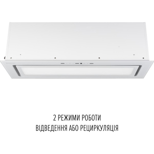 Витяжка вбудована Perfelli VISION 9 BIANCO SILENZIO
