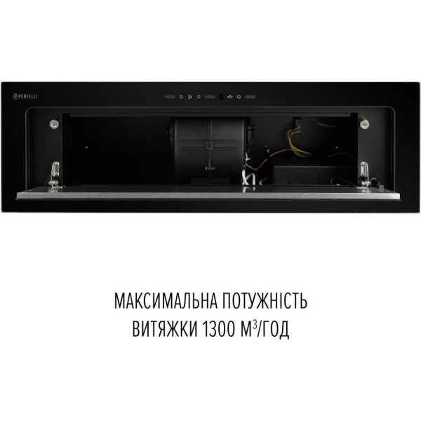 Витяжка вбудована Perfelli VISION 9 NERO SILENZIO