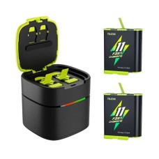 Telesin Dual Fast Charging Box + 2 акумулятори для GoPro HERO11-10-9 (GP-FCK-B11)