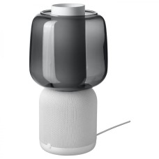 IKEA SYMFONISK Speaker lamp Glass shade White-black (094.827.25)