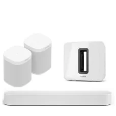 Sonos 5.1. Beam, Sub & One SL White (BEAM51)
