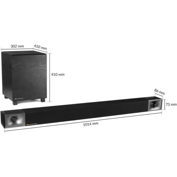 Колонки для домашнього кінотеатру Klipsch Cinema 400 Black