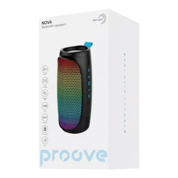Портативна колонка Proove Nova Black (PDNW100010001)