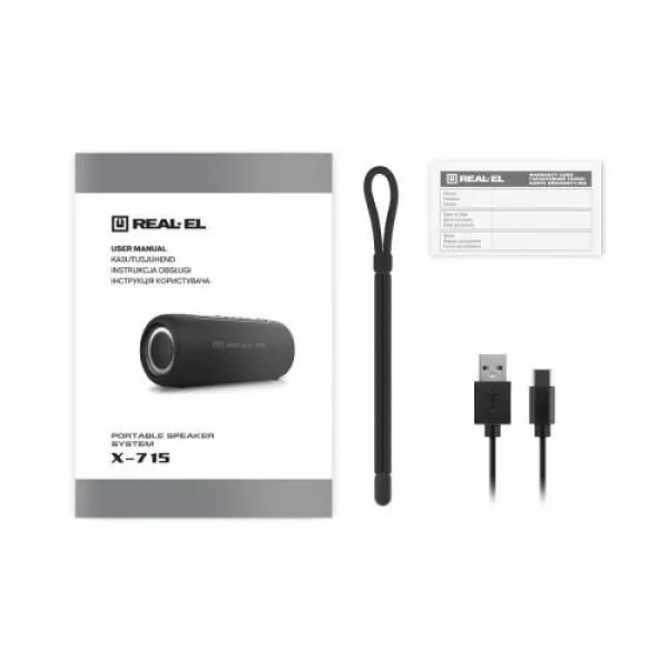 Портативна колонка REAL-EL X-715 (EL121600027)
