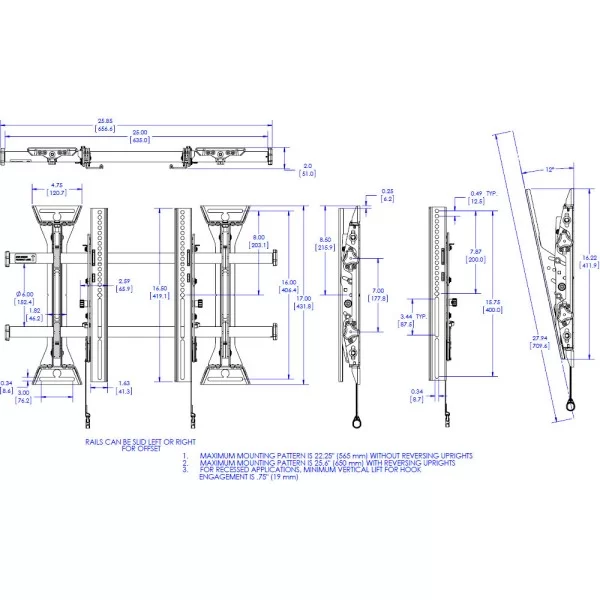 Настінне кріплення Chief Medium Fusion Micro-Adjustable Tilt Wall Mount 32