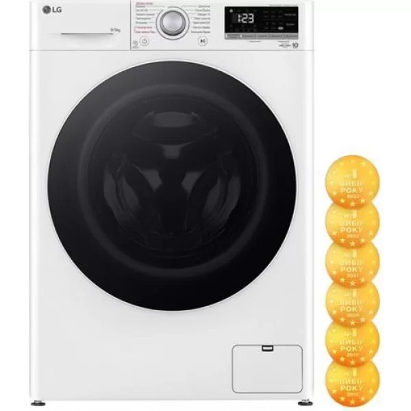 Прально-сушильна машина автоматична LG F2V3FG0W