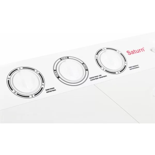 Пральна машина напівавтомат Saturn ST-WM0623 White