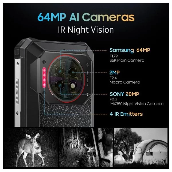 Смартфон Oukitel WP19 Pro 8/256GB black