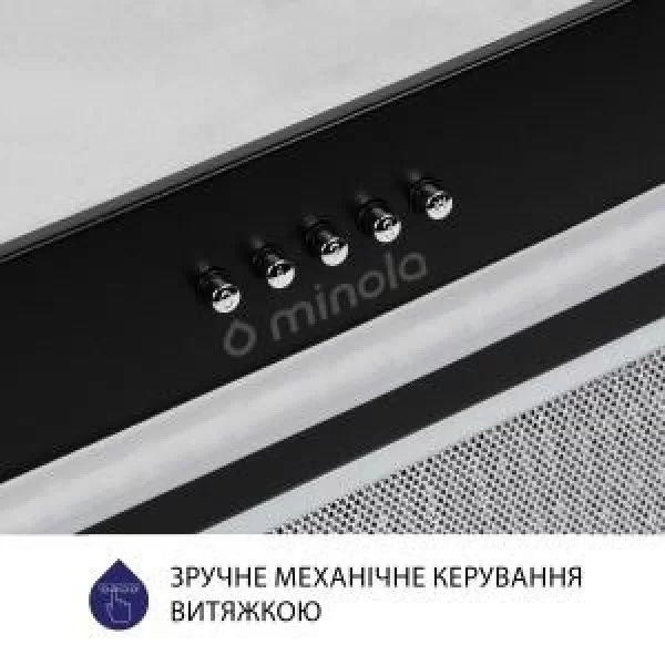 Витяжка вбудована Minola HBI 5223 BL 700 LED