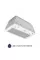 Витяжка вбудована Minola HBI 5722 WH 1200 LED
