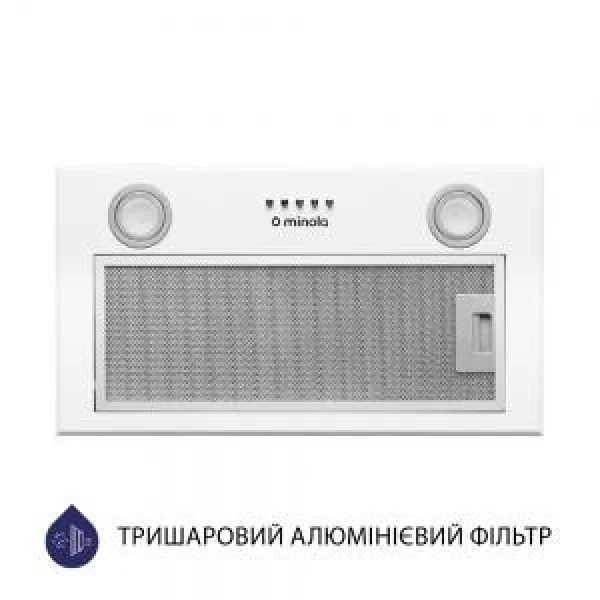 Витяжка вбудована Minola HBI 5722 WH 1200 LED