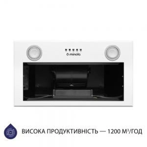 Витяжка вбудована Minola HBI 5722 WH 1200 LED