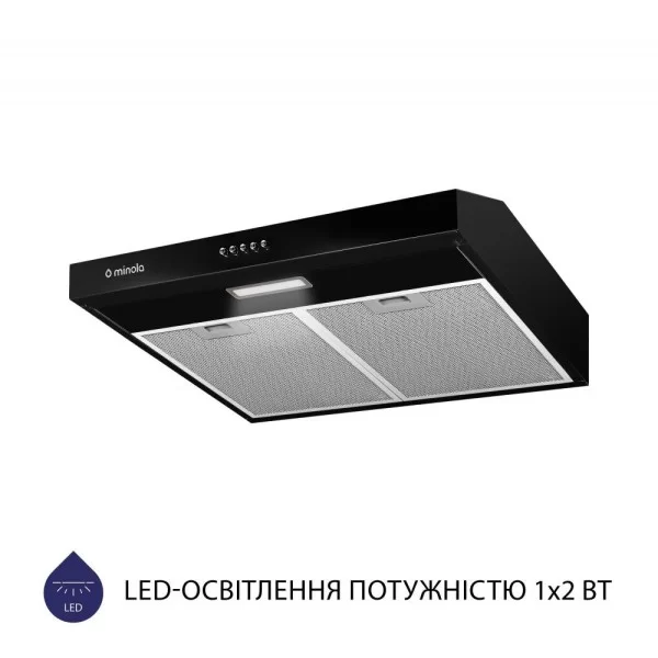 Витяжка пласка Minola HPL 504 BL