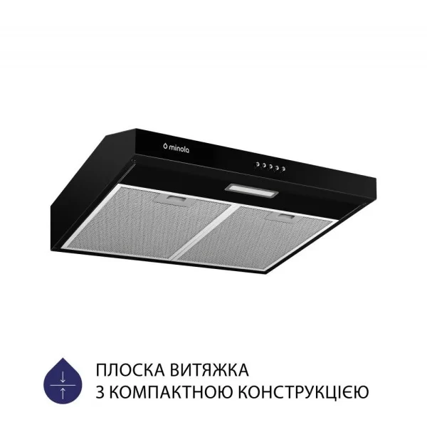 Витяжка пласка Minola HPL 504 BL