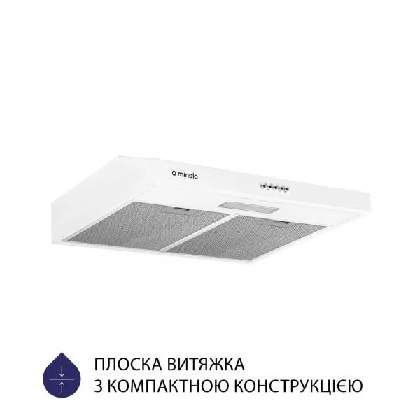 Витяжка пласка Minola HPL 504 WH