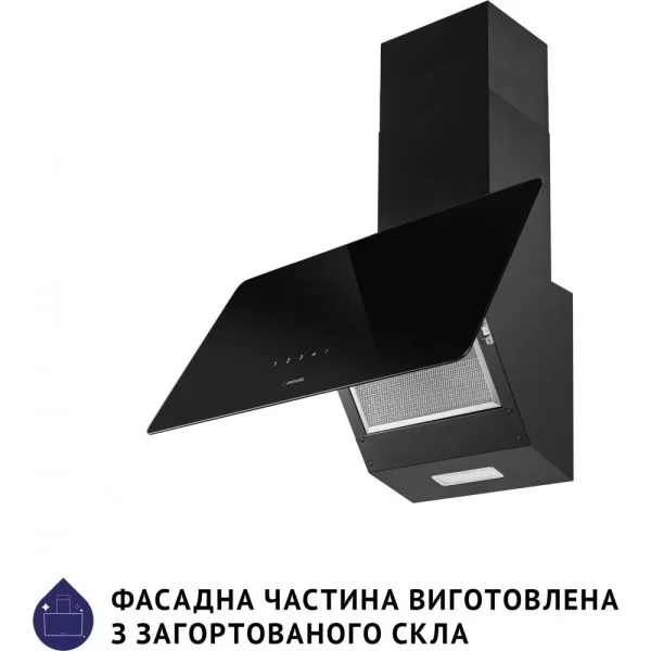 Витяжка похила Minola HVS 6224 BL 700 LED