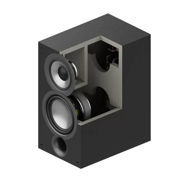Акустичні колонки Elac Uni-Fi 2.0 UB52 Black Ash Vinyl (UB52-BK)