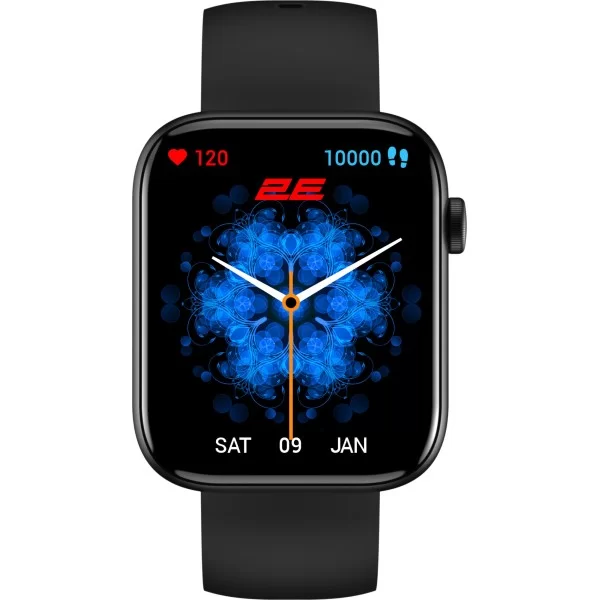 Смарт-годинник 2E Wave Plus 47 mm Black (2E-CWW12BK)