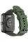 Смарт-годинник 2E Alpha SQ Music Edition 46mm Black-Green (2E-CWW40BKGN)