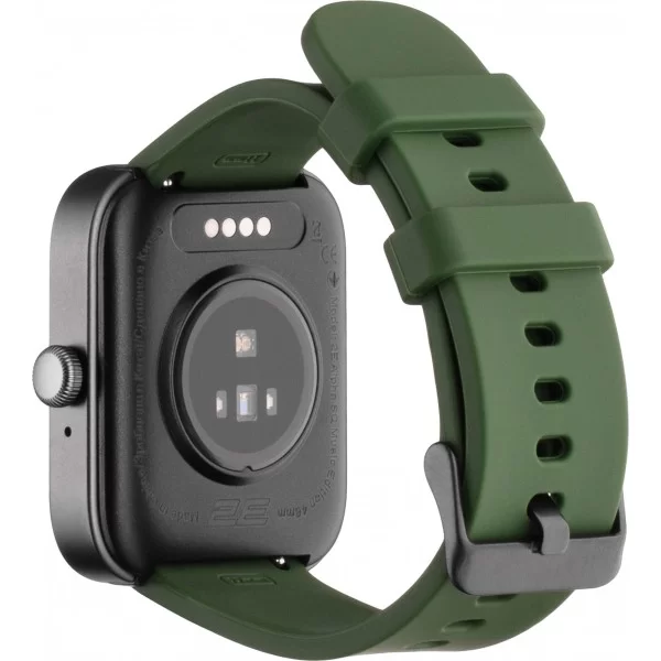 Смарт-годинник 2E Alpha SQ Music Edition 46mm Black-Green (2E-CWW40BKGN)