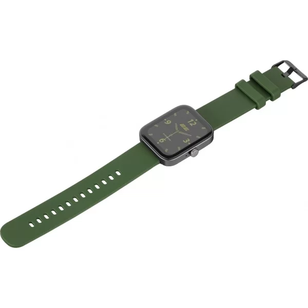 Смарт-годинник 2E Alpha SQ Music Edition 46mm Black-Green (2E-CWW40BKGN)