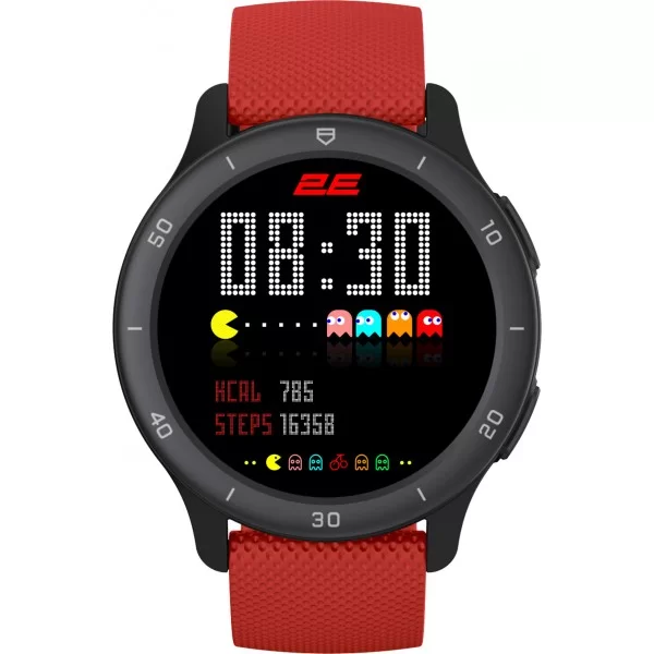 Смарт-годинник 2E Motion GT2 47mm Black-Red (2E-CWW21BKRD)