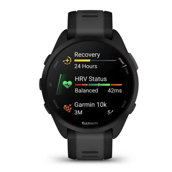 Смарт-годинник Garmin Forerunner 165 Black/Slate Gray (010-02863-20)