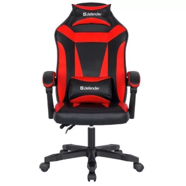 Комп'ютерне крісло для геймера Defender Master Black/Red (64359)