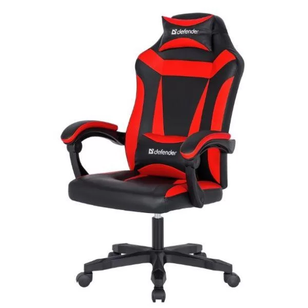 Комп'ютерне крісло для геймера Defender Master Black/Red (64359)