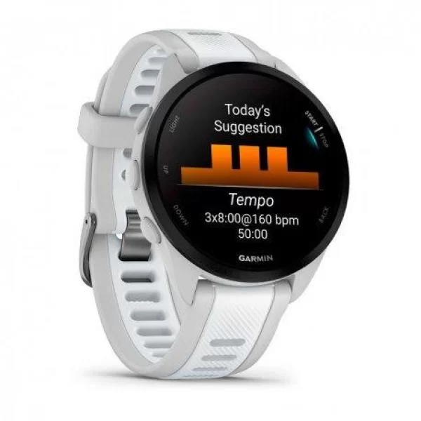 Смарт-годинник Garmin Forerunner 165 Mist Gray/Whitestone (010-02863-21)