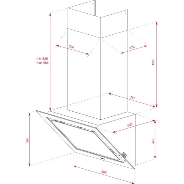 Витяжка похила Teka DLV 98660 SM 112930032
